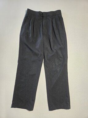 SMITTY Men Officials Umpire Referee Pants Size 32 Black Pleated Western Pocket